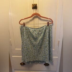 Wild Fable Light Blue A-line Skirt